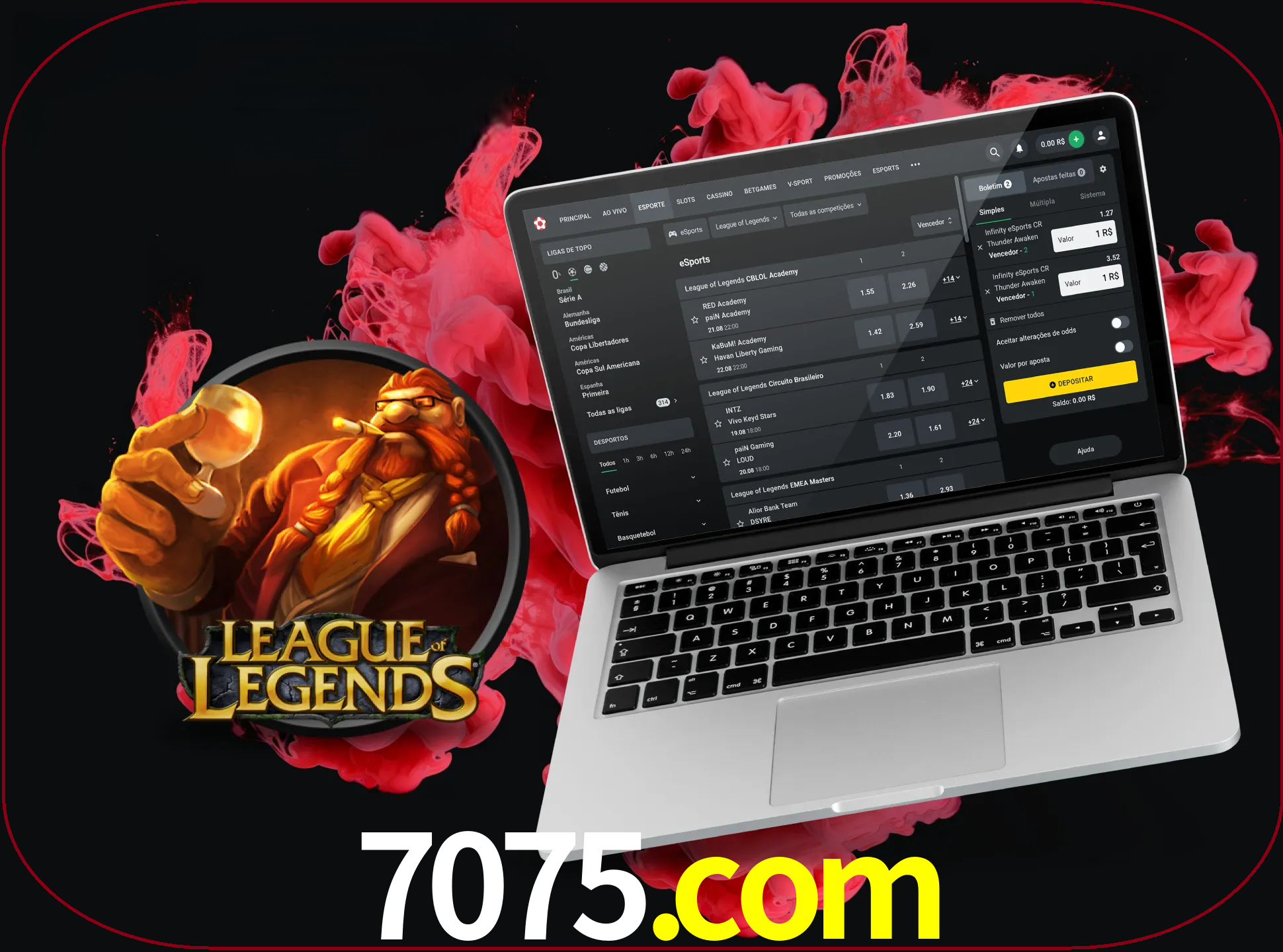Se é um fã deste jogo, muitos torneios fantásticos que o vão surpreender estão disponíveis no 7075.