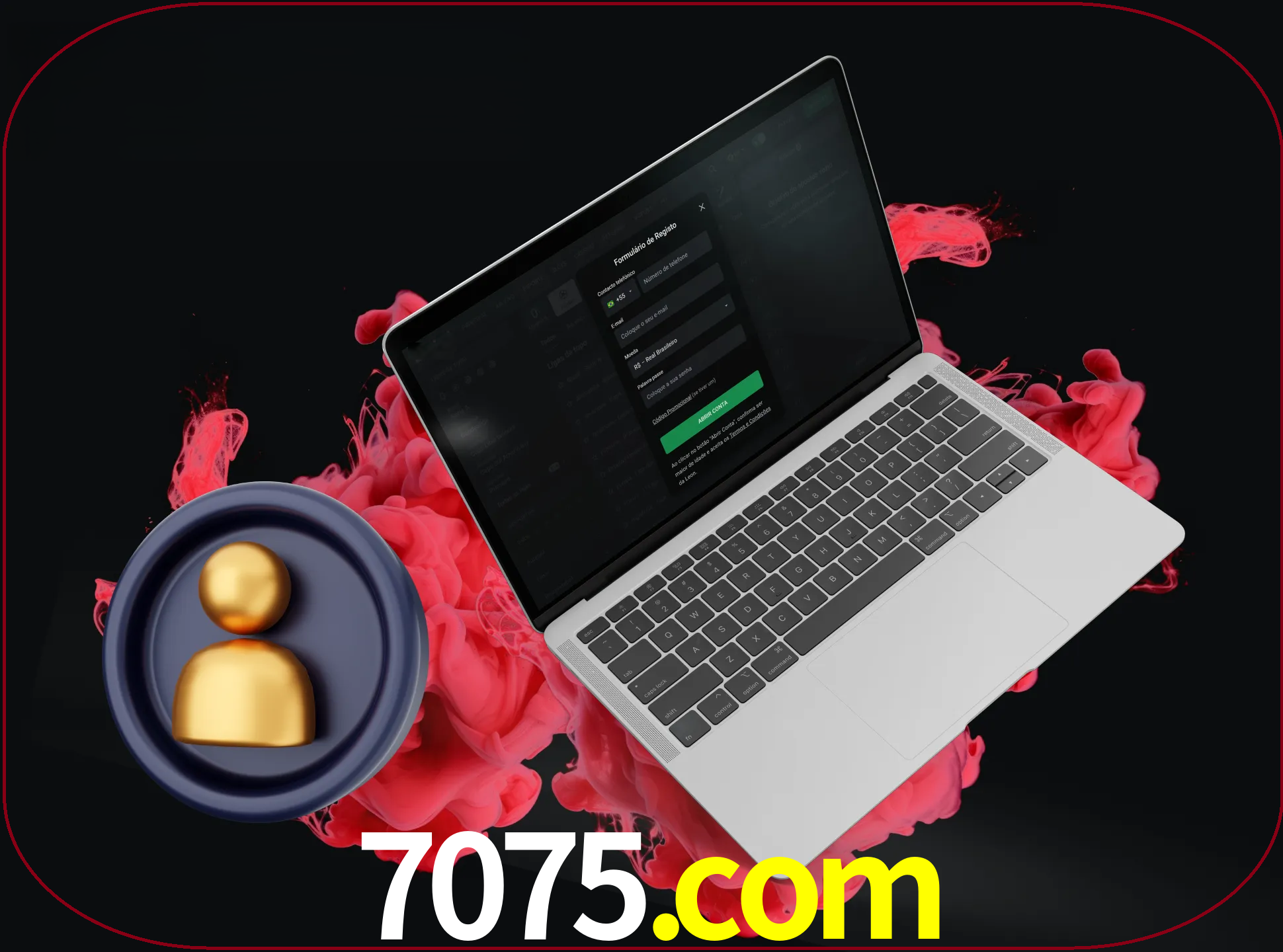 No cabeçalho do site 7075, clique no botão que o levará a um formulário especial onde terá de introduzir as suas informações actuais.