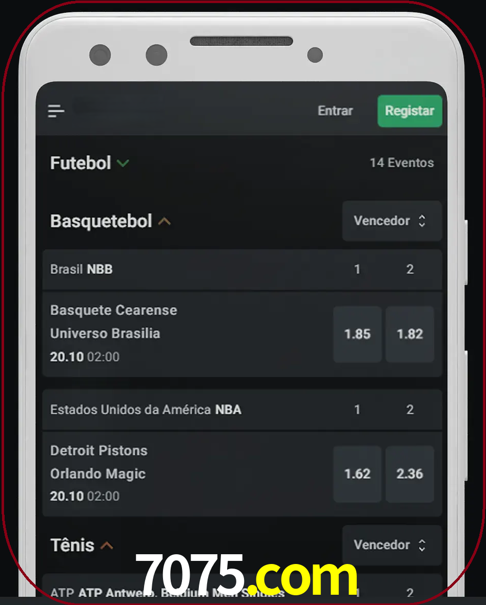 Aposte e assista aos esportes em formato ao vivo.
